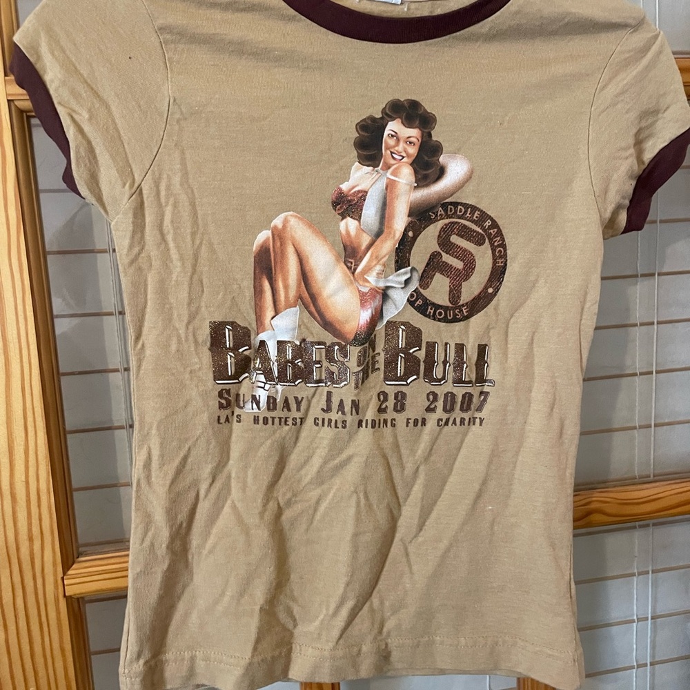 Women's Tan Graphic Tee
